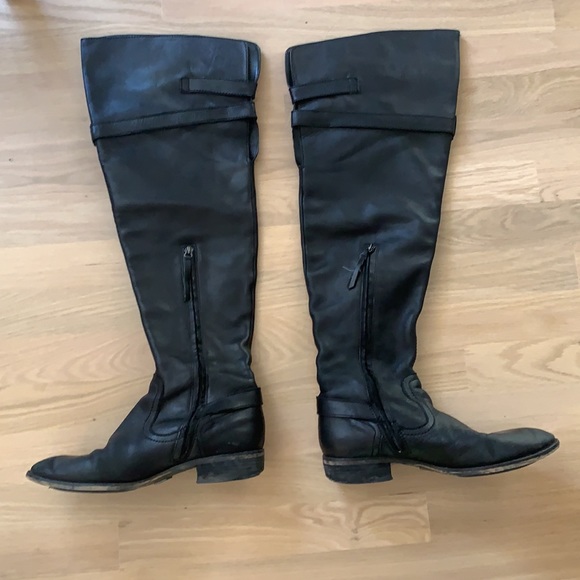 Loft Over the knee black boots - Picture 8 of 9